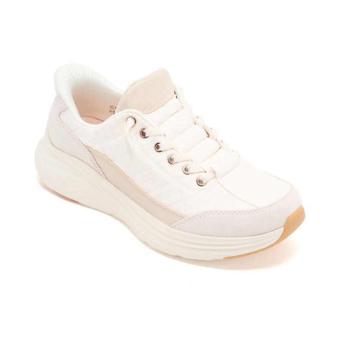 Women’s Comfy Quilted Platform Walking Sneakers